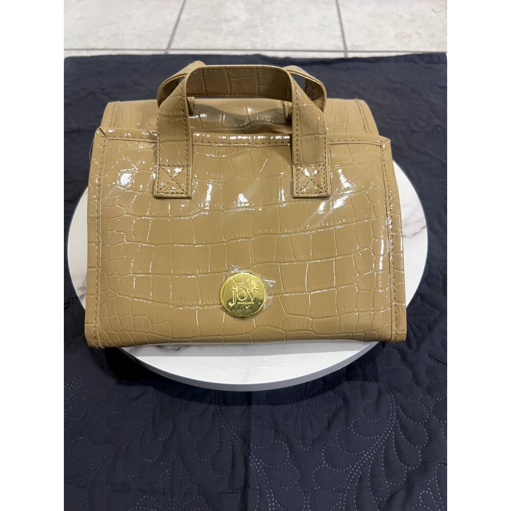 Joy Mangano Medium Better Beauty Case Roll-up Organizer Light Brown:NWOT